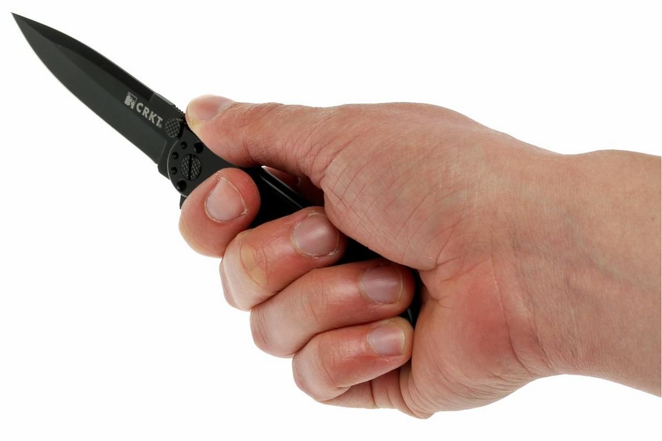 CRKT M16 - Stainless - Black Spear point - M16-01K