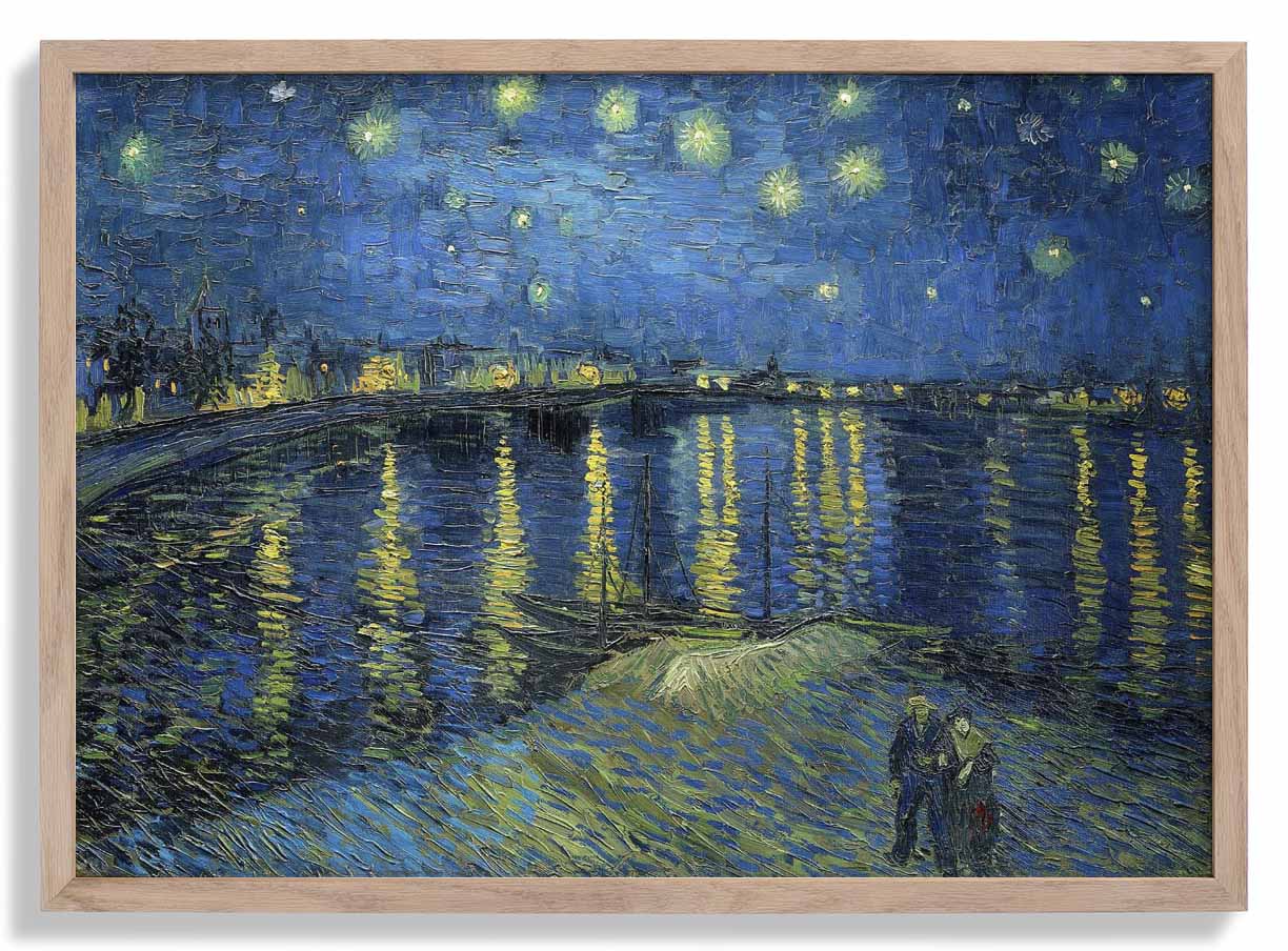 Sternennacht über der Rhone von Van Gogh