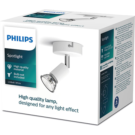 Limbali spotlampe - hvid