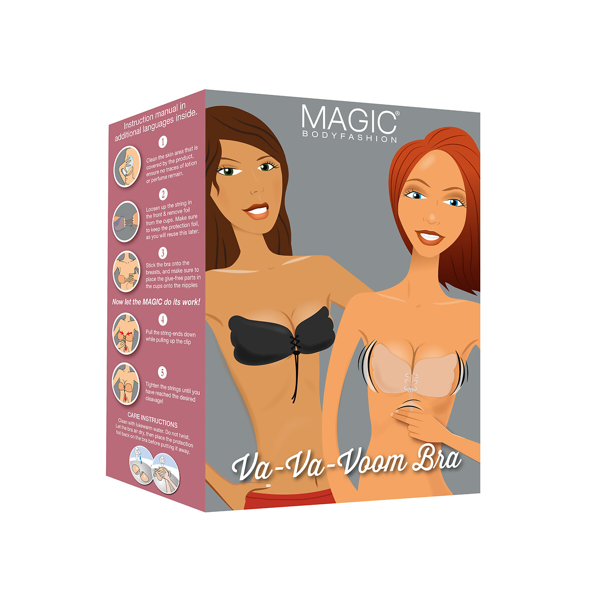 MAGIC BODYFASHION<br>Sutiã autoadesivo com efeito push-up Va Va Voom