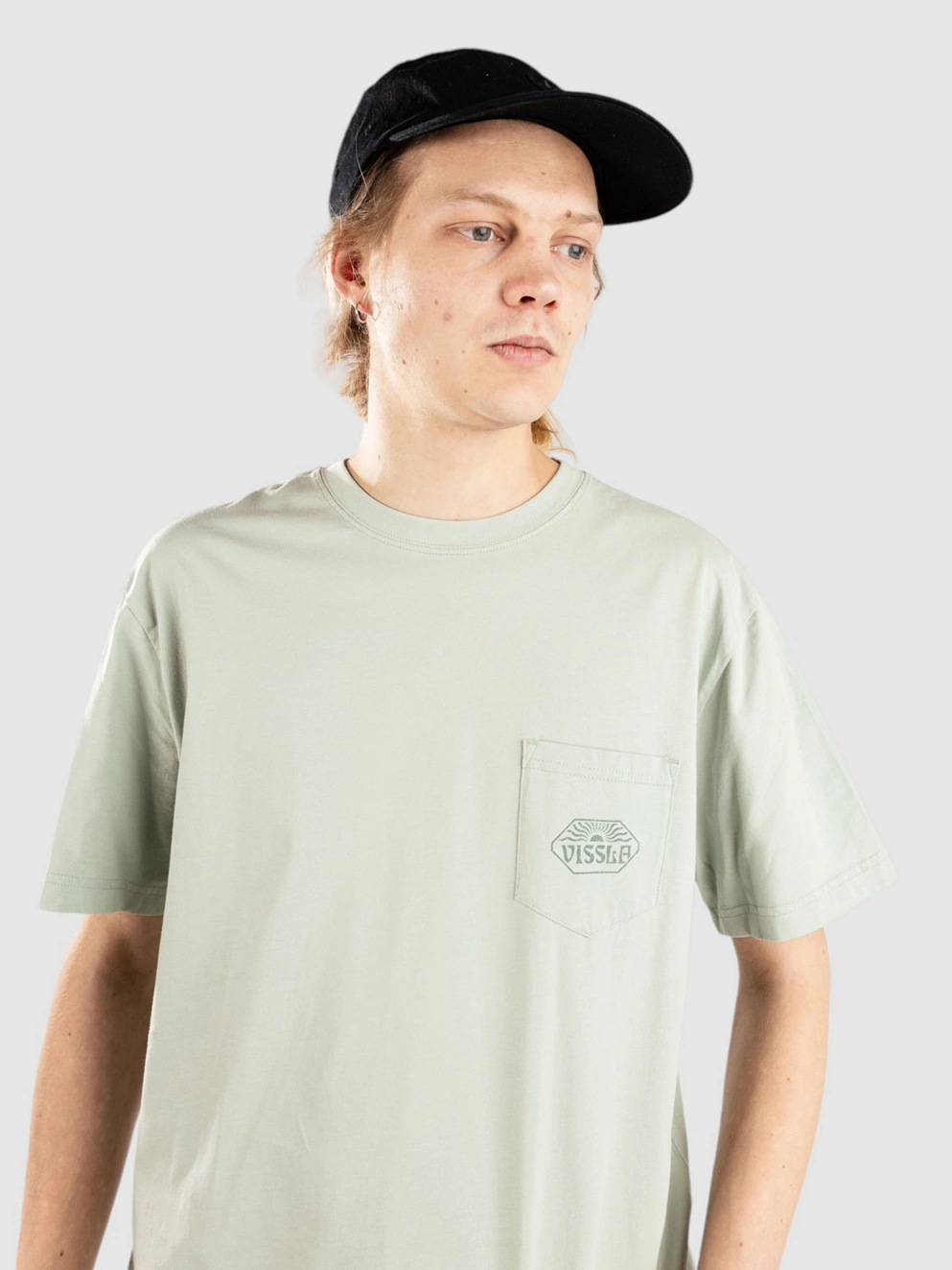 Vissla Psycho Sun Premium Organic Pkt T-Shirt agave