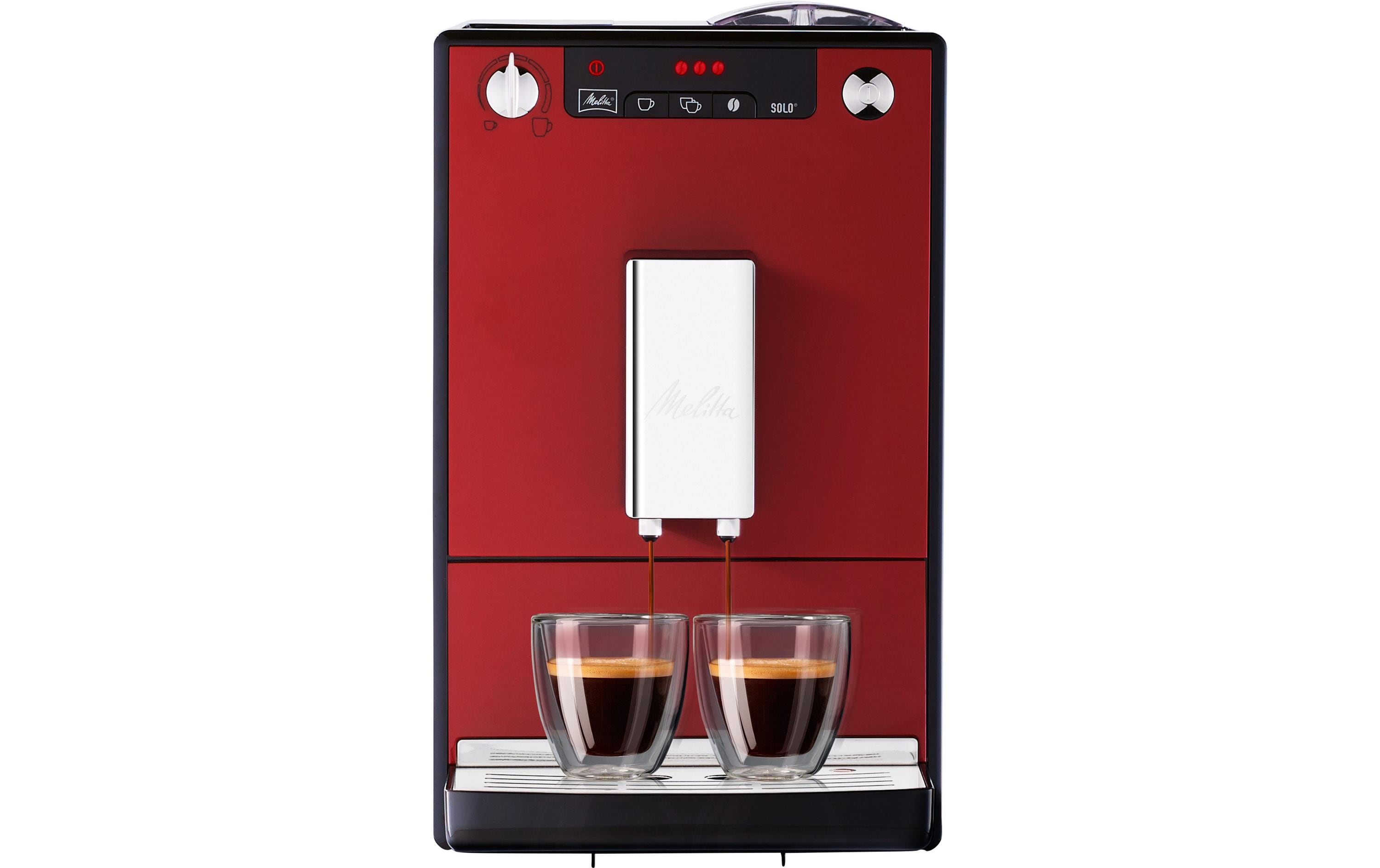 Kaffeevollautomat Solo E950-204 Rot<br>Zweitassen-Vollautomat