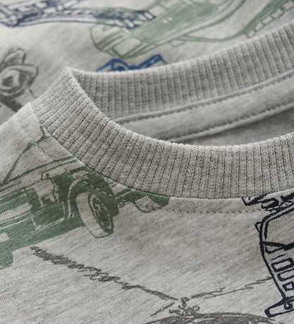Minymo Bluse - Grey Melange