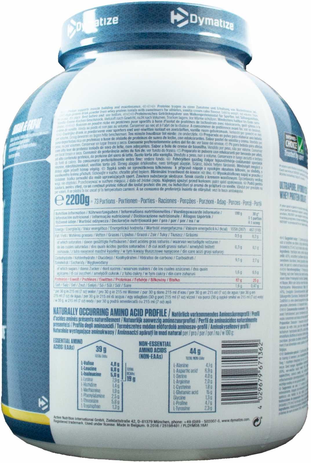 Dymatize ISO100 900g
