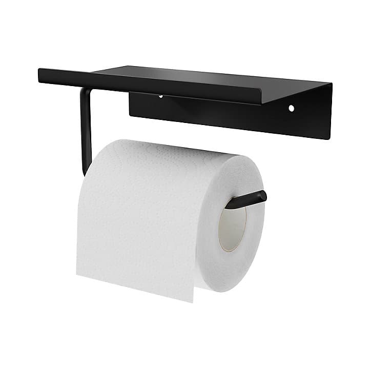 Dérouleur de papier toilette Kina Noir GoodHome