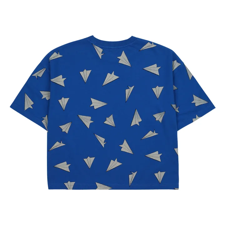 Jelly Mallow T-Shirt Avion de Papier | Bleu