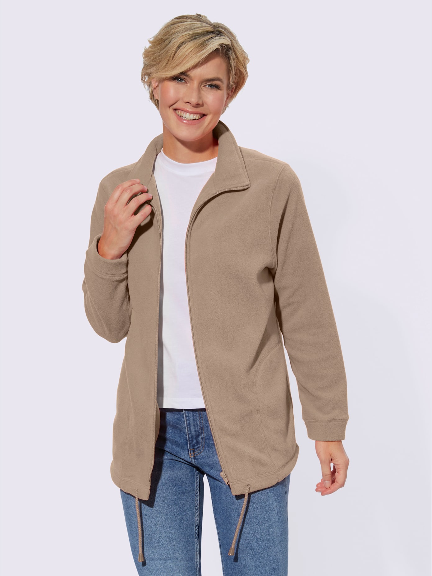 Veste polaire traitement contre les bouloches