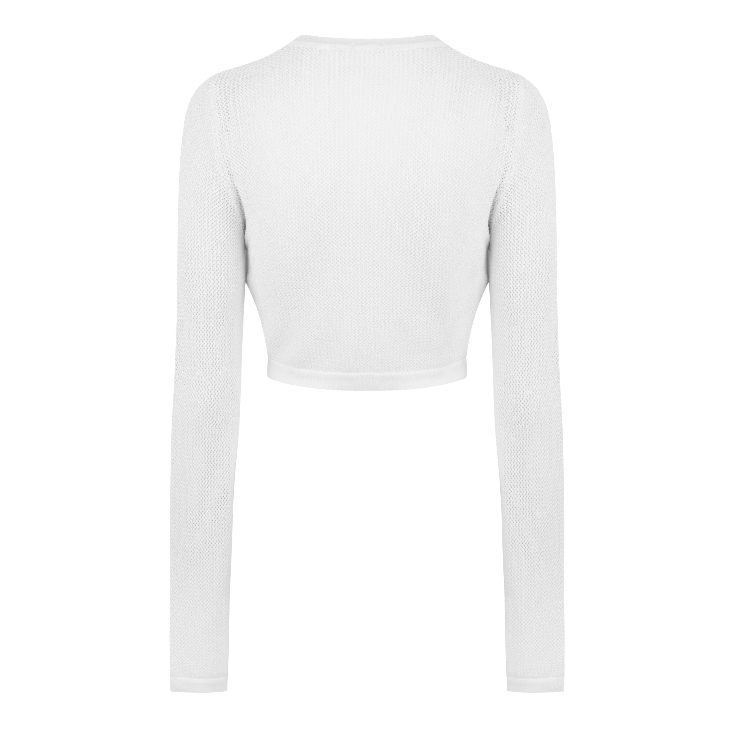 United Colors of Benetton UnitedColors Knitted Long Sleeve Crop Top