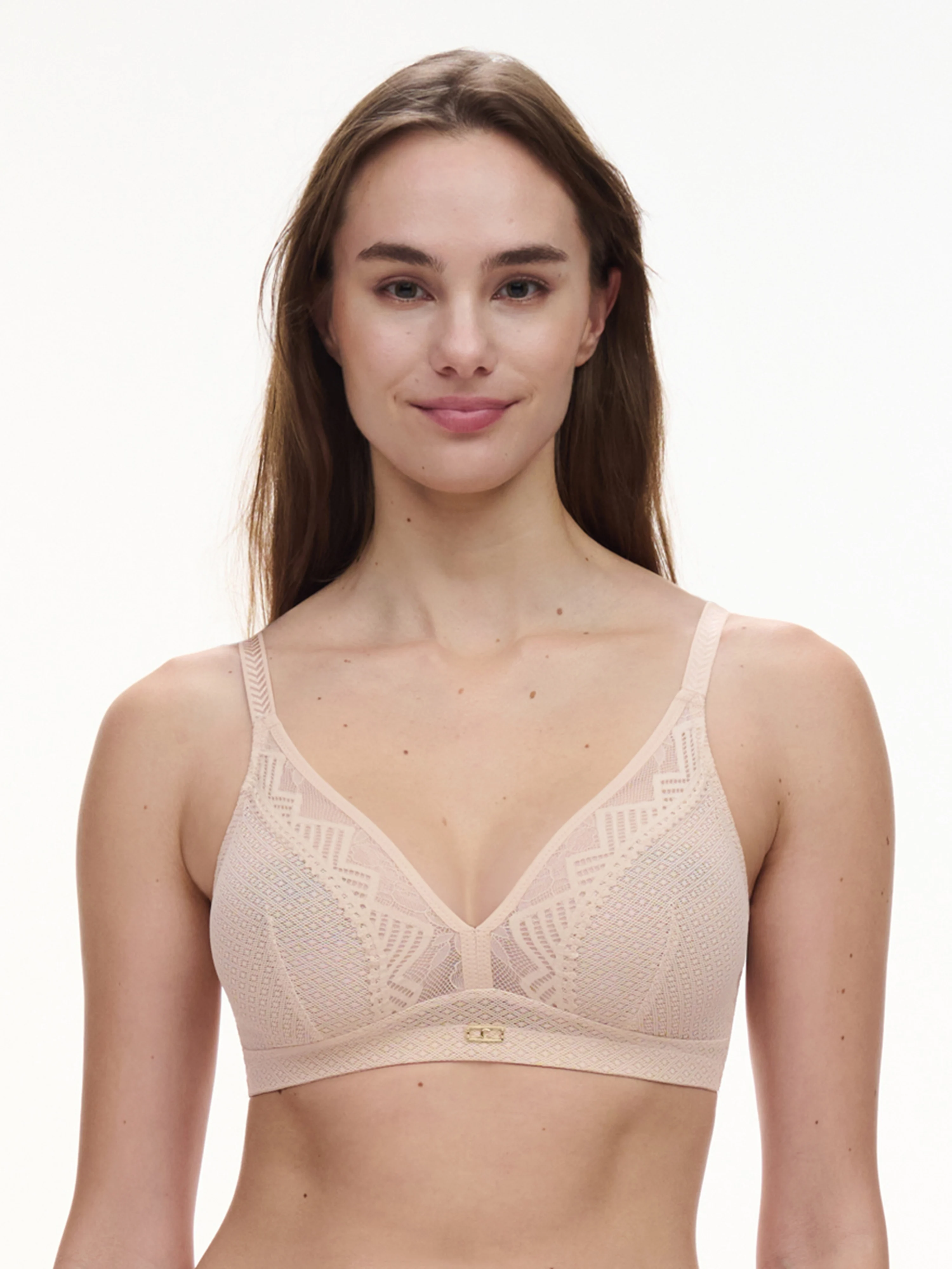 ORIGINS - Soutien-gorge sans armature maintien en dentelle | Beige