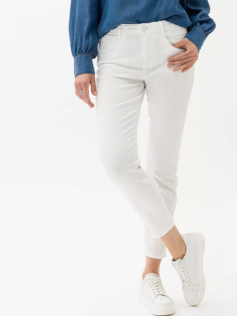 BRAX Jeans Slim Fit 7/8 SHAKIRA S weiss