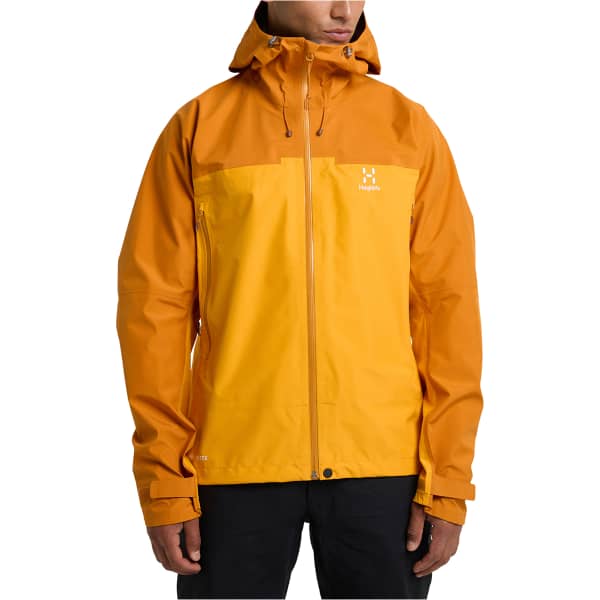 Veste ski de randonnée HAGLÖFS HAGLOFS ROC FLASH GTX JACKET MEN SUNNY YELLOW/DESERT YELLOW