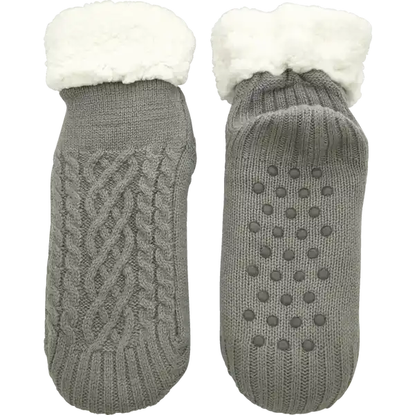 Ankle-Homesocks grau Gr. 35 / 38
