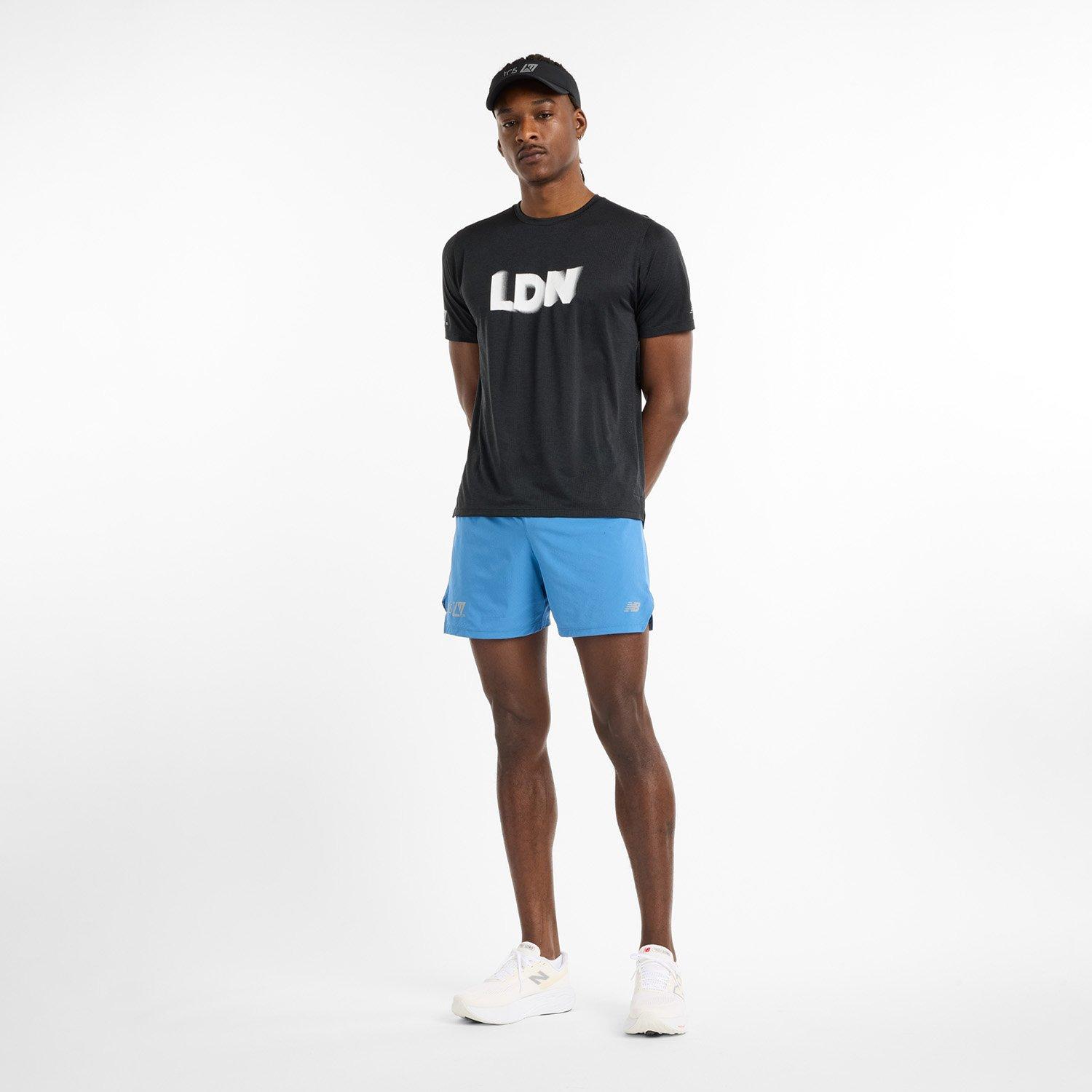 New Balance Ath Ss Bk Smal Running Top Mens