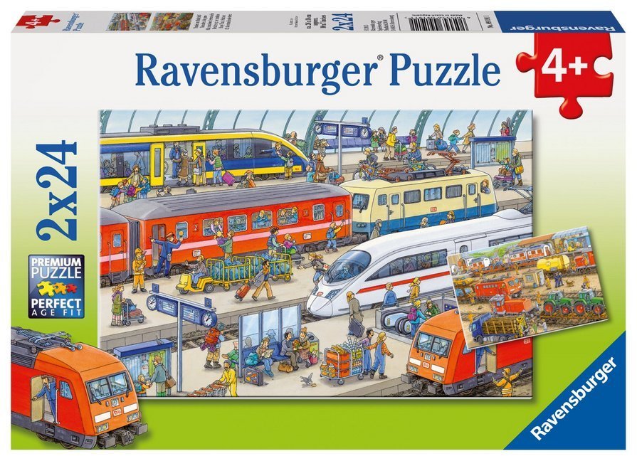 Puzzle TRUBEL AM BAHNHOF 2x24-teilig