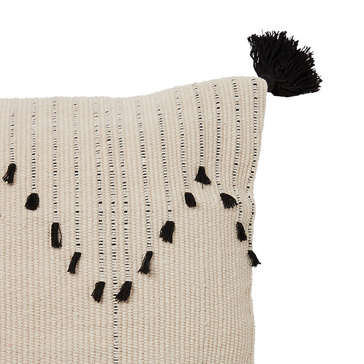 Coussin Aset L.45 x l.45 cm GoodHome beige