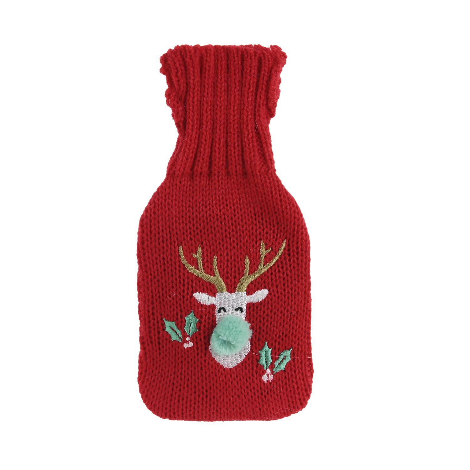 CHAUFFERETTE POCHE POMPON NOEL