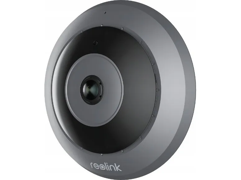 Reolink Fisheye Series FE-W - Netværksovervågningskamera - fisheye - indendørs - farve (Dag/nat) - 6,5 MP - 2560 x 2560 - 2K - fast brændvidde - audio - trådløs - WiFi - 2.4GHz radio, 5 GHz radio - H.265 - DC 12 V