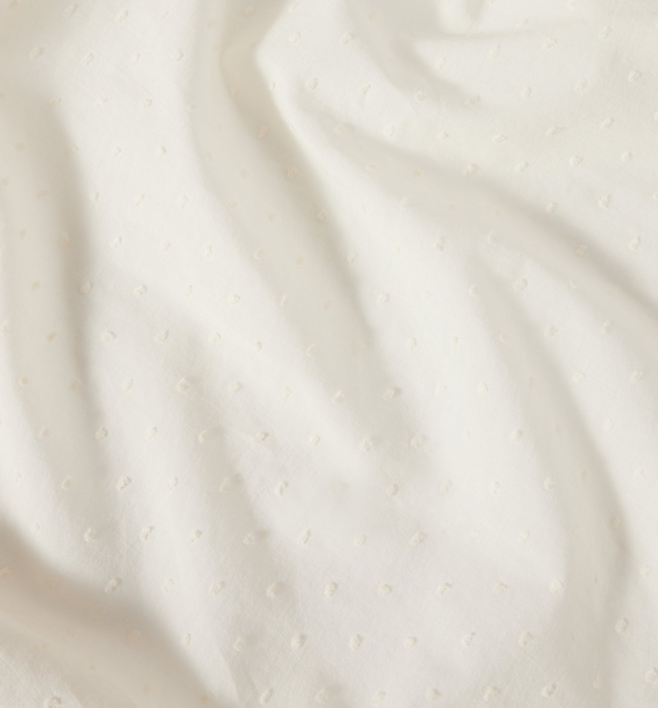 Coupon de 2 m coton plumetis - Ecru