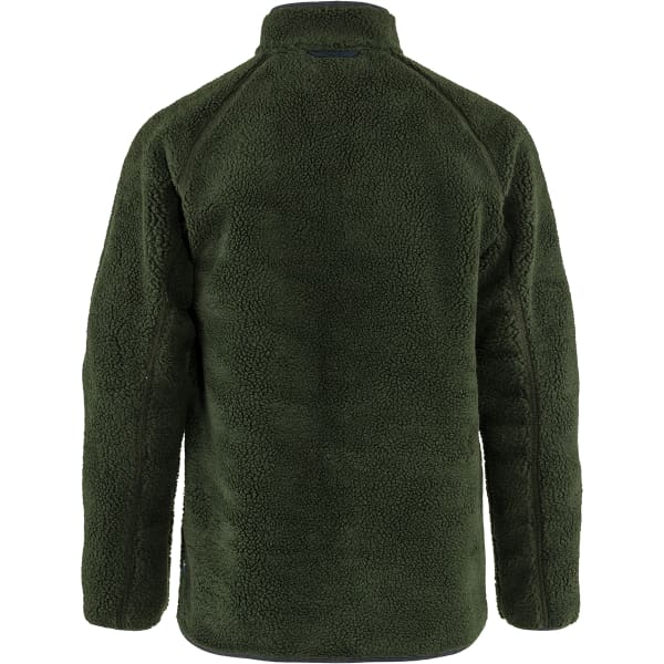 Veste polaire randonnée FJALLRAVEN VARDAG PILE FLEECE M DEEP FOREST