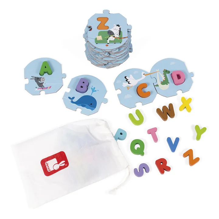 Janod Puzzle J'apprends l'alphabet - 54 pièces
