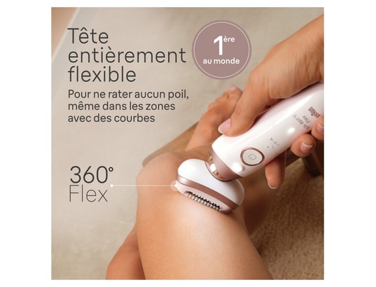 BRAUN - Epilateur épilateur silk-épil 9 flex - avec tête de rasoir pour femmes...