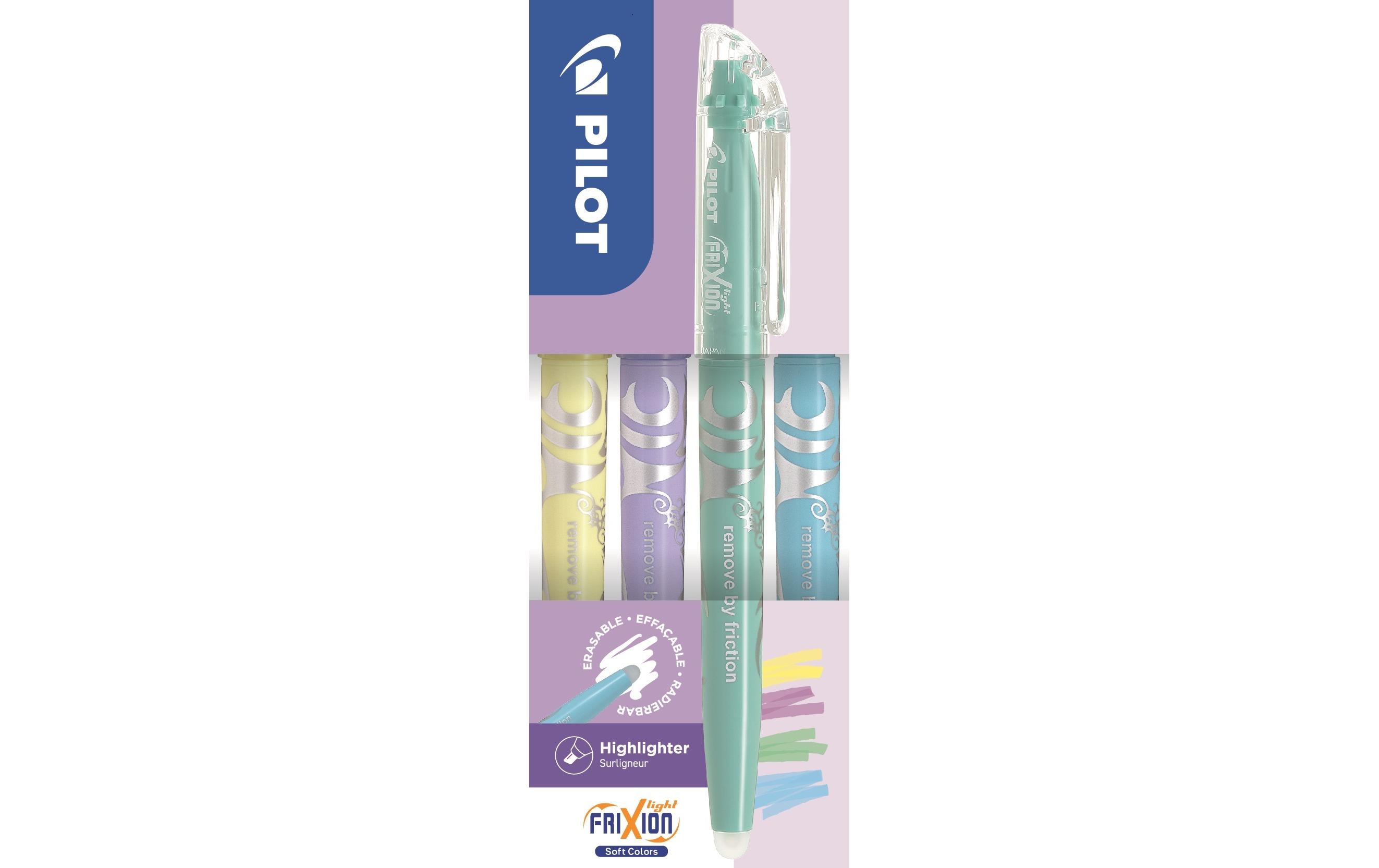 Textmarker Frixion Light soft 4 StückLeuchtstift-Set