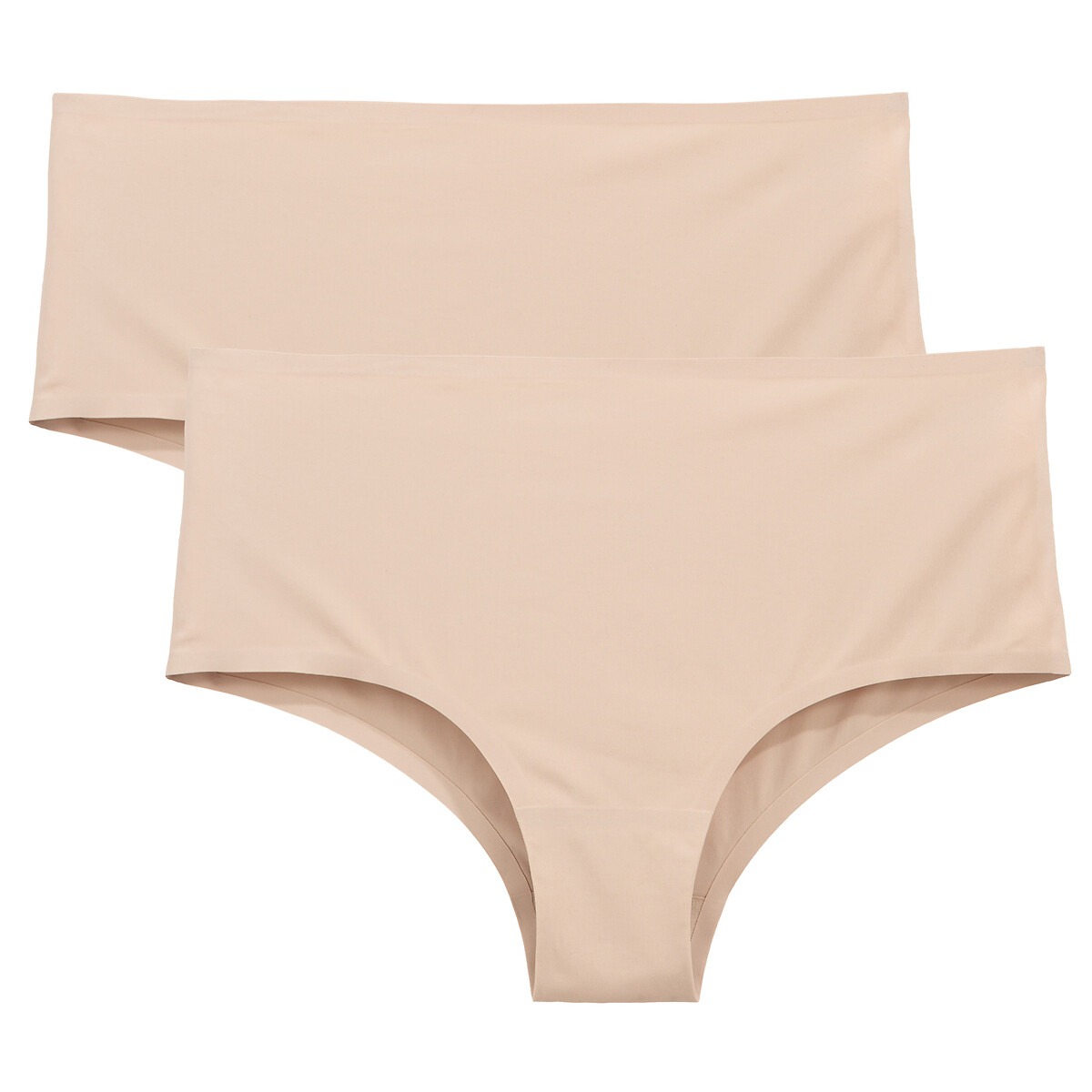 COLEÇÃO LA REDOUTE<br>Conjunto de 2 calcinhas de microfibra - Invisíveis