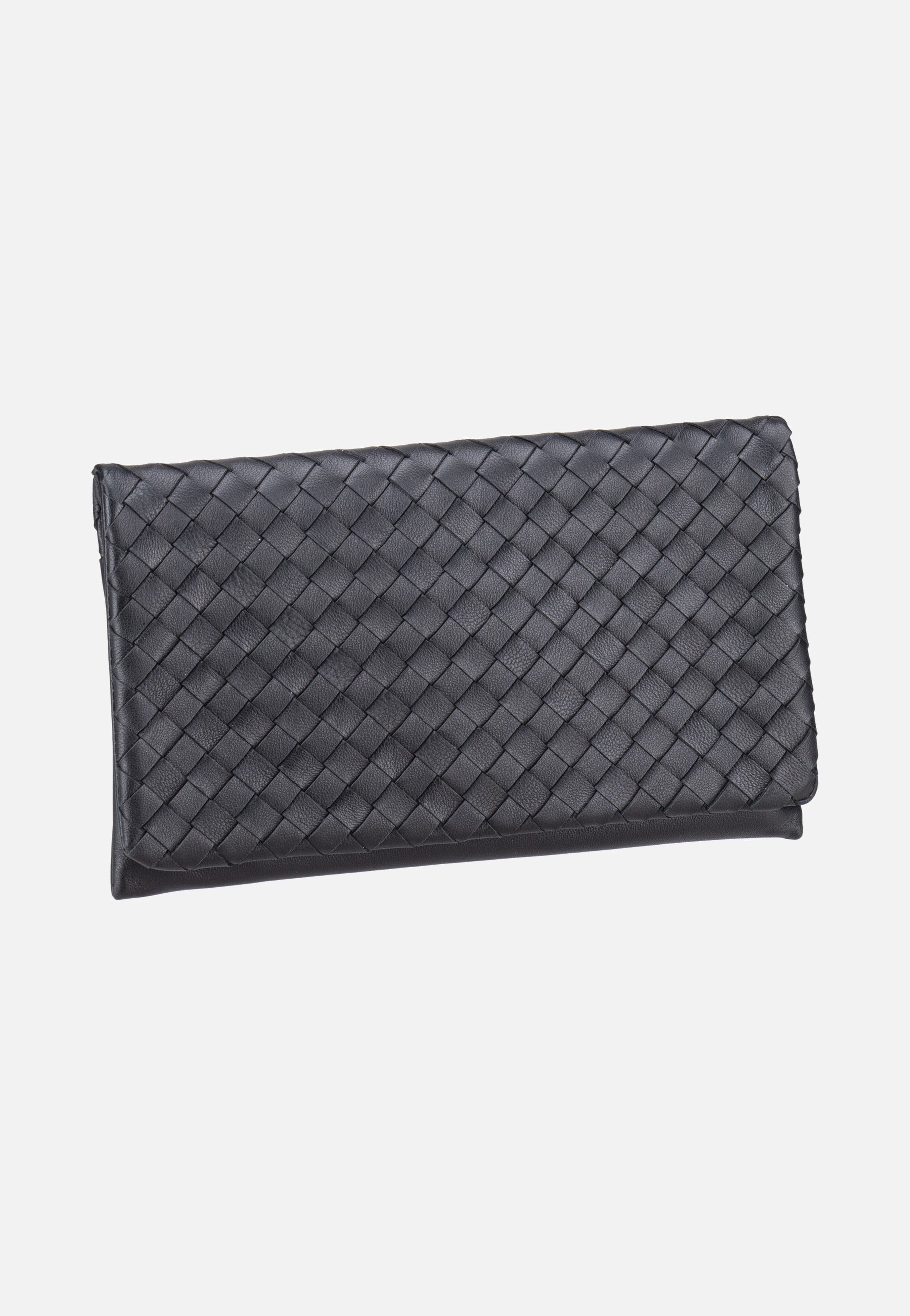 Clutch Piuma Weaving Black/Nickel - Clutch