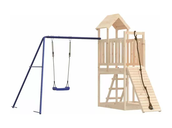Aire de jeux d'extérieur bois de pin massif