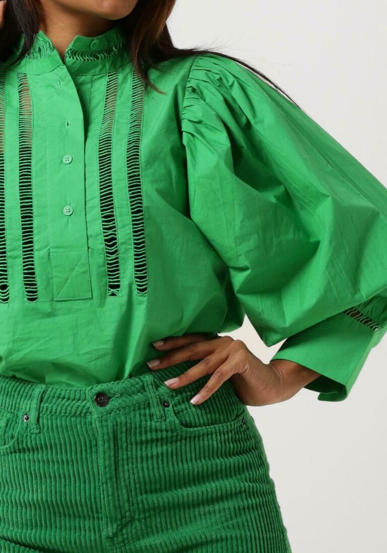 NOTRE-V groene notre-v blouse blouse nv-avalyn