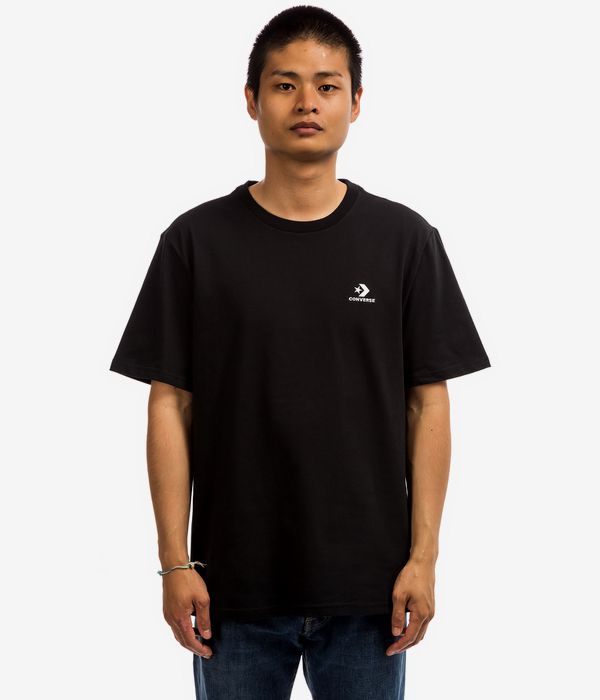 Converse Embroidered Star Chevron Left T-Shirt (black)