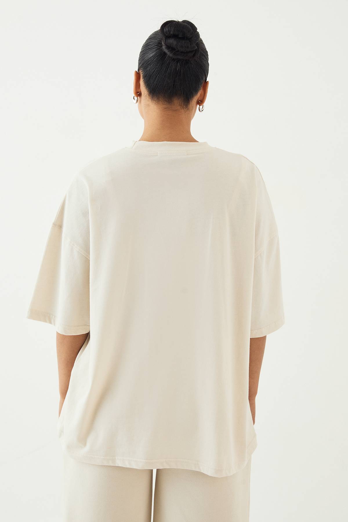 T-shirt Oversize Brodé Script Dsgn Studio