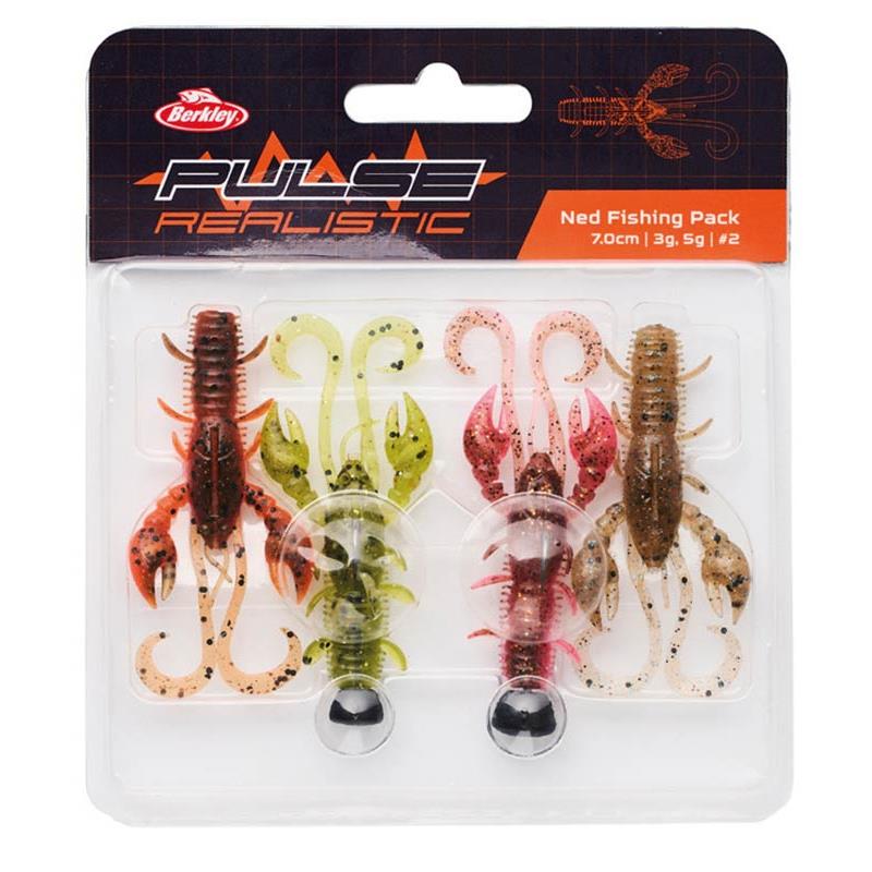 Kit Leurres Souples Berkley Ned Fishing Pack
