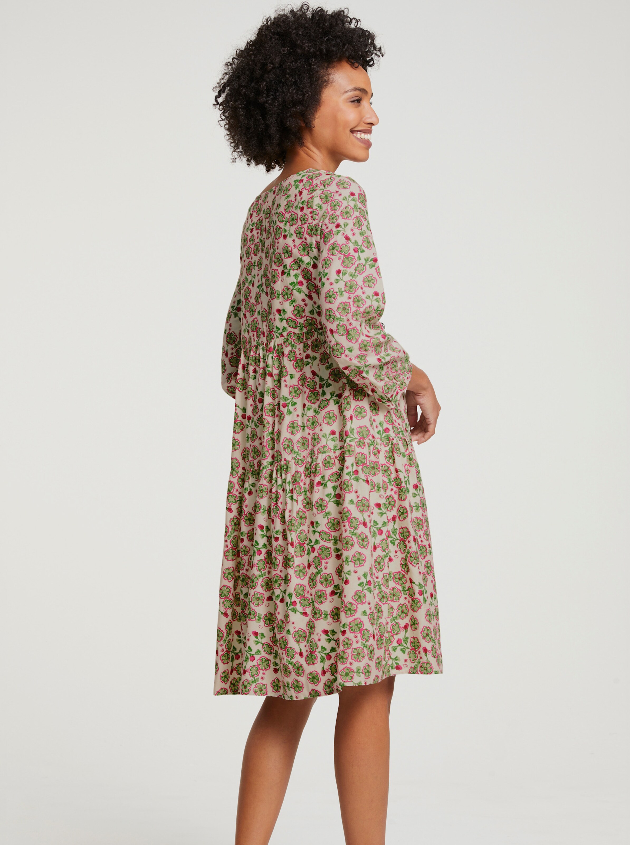Druck-Kleid