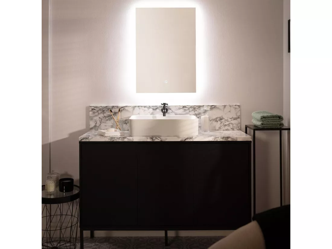 Miroir Salle de Bain avec Éclairage LED Small Mason 68x48cm 6000K Blanc froid