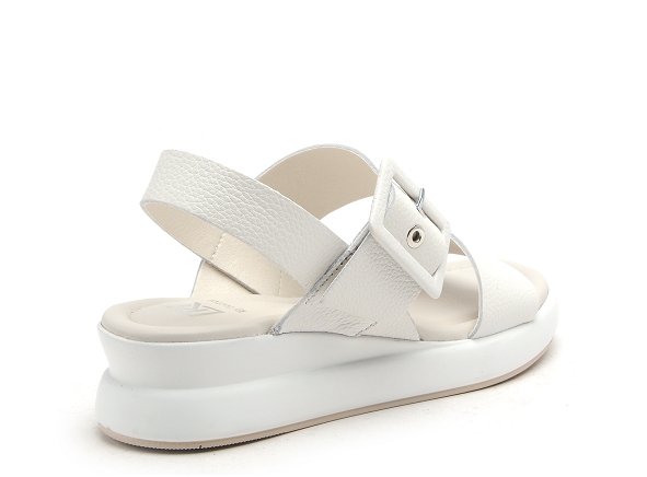 Dorking nu pieds plats femme slam d9088 blanc