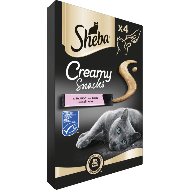 Sheba Creamy snacks zalm