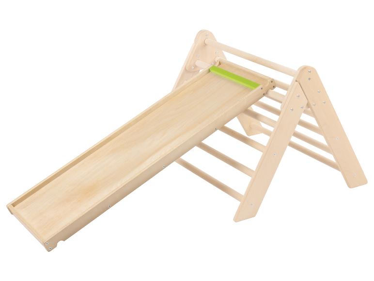 Houten 2-in-1 glijbaan