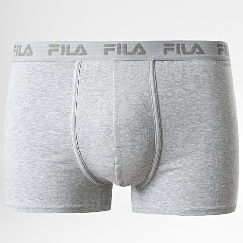 Lot De 5 Boxers FU5004 Noir Blanc Bleu Marine Gris Chiné