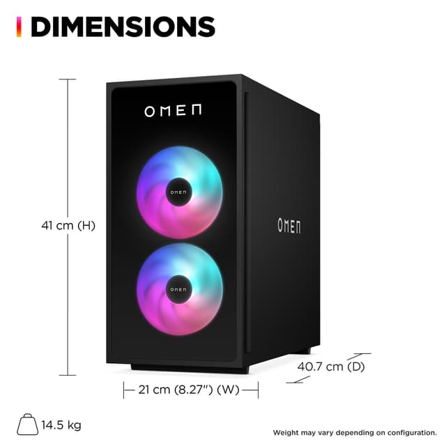 HP OMEN 35L GT16-0852no R7-8700F/16/1TB/5060 Ti gaming-computer