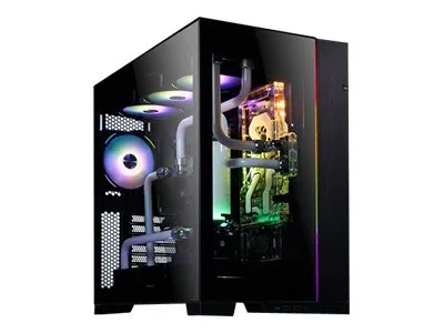 Lian Li O11 Dynamic Evo - Mid tower - udvidet ATX - sidepanel med vindue (hærdet glas) - ingen strømforsyning - havnegrå - USB/Lyd