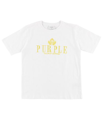 Grønt T-shirt - Lisa - Hvid m. Print