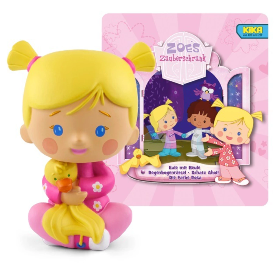 tonies® Zoés Zauberschrank - Eule  Regenbogenrätsel  Schatz Ahoi  Farbe Rosa