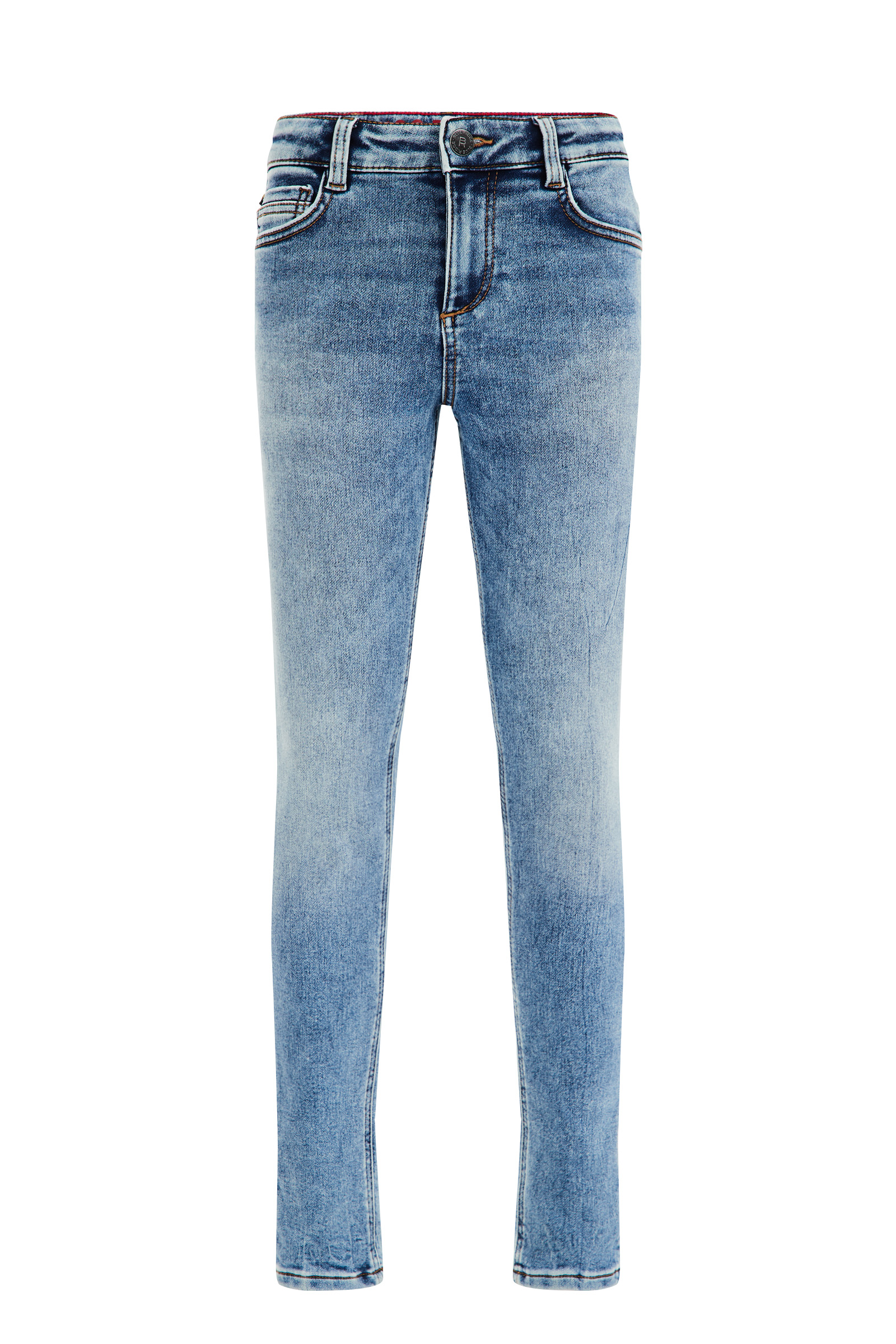 Jongens slim fit jeans met stretch Blue Ridge Pastelblauw