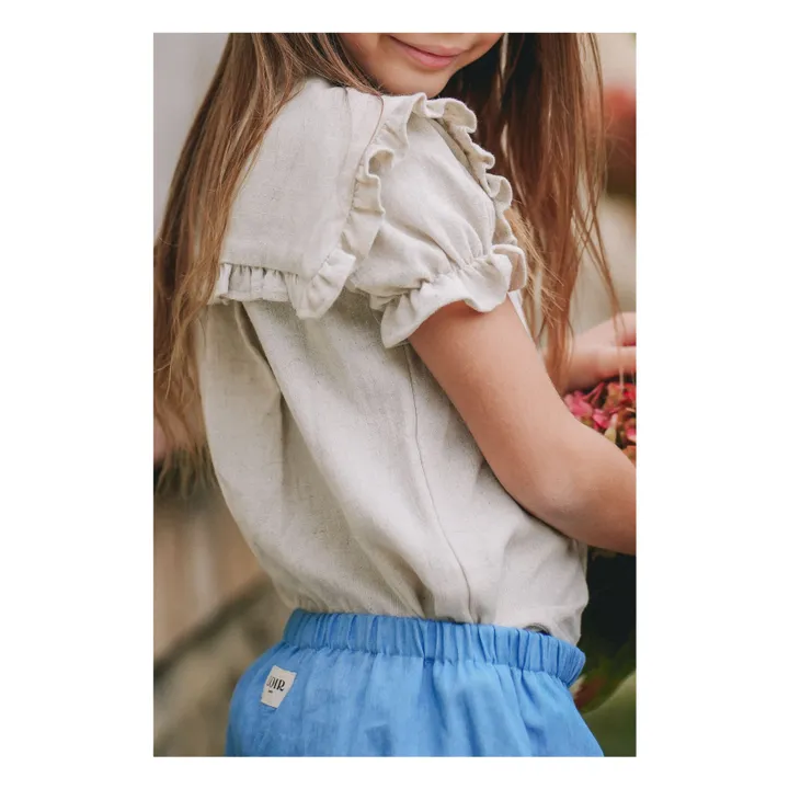 Loir Blouse Capucine Volants | Ecru