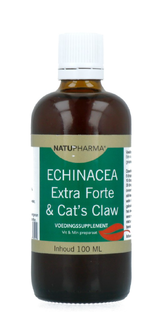 Natupharma Echinacea Extra Forte & Cat's Claw Druppels 100ML