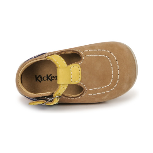 Kickers - BONBEK-2 - Beige / Jaune / Marine