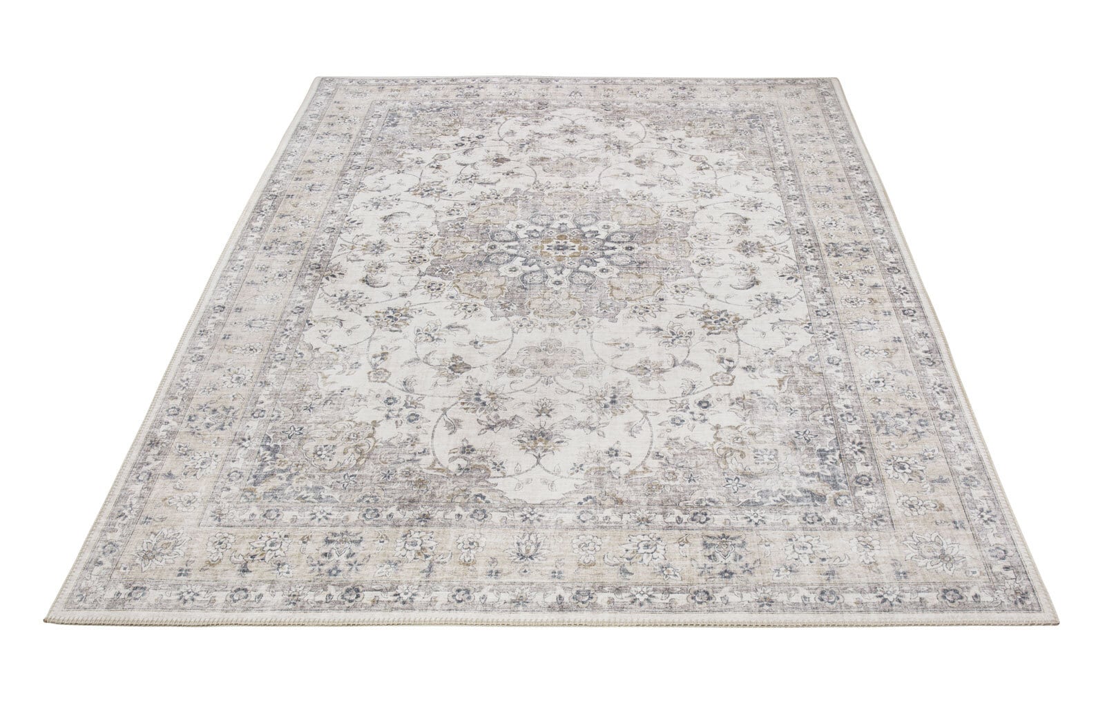Vintage-Teppich NEWCASTLE 200 x 290 cm creme