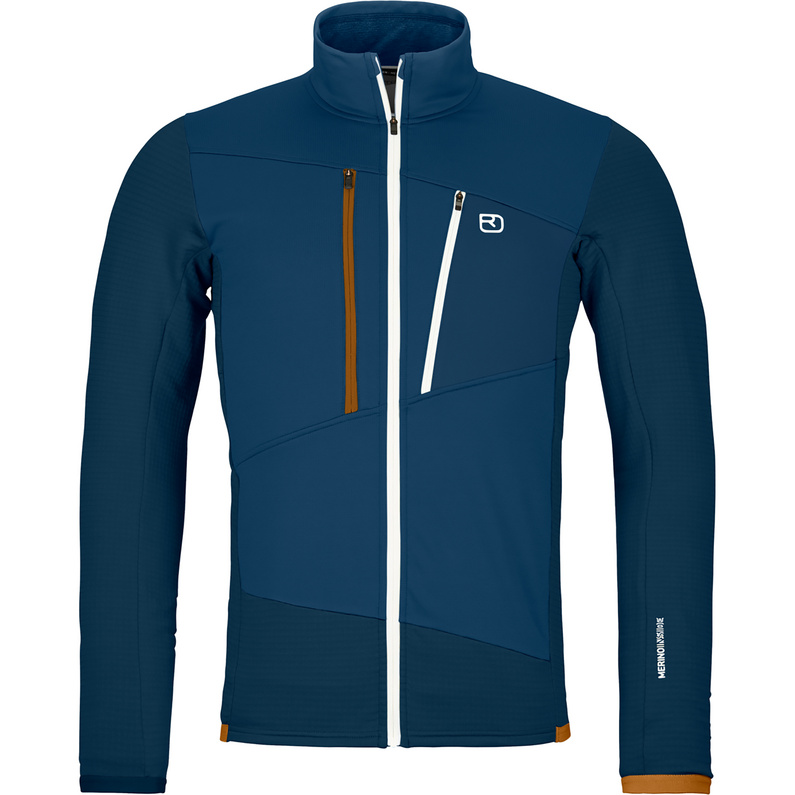 Ortovox Herren Fleece Grid Jacke