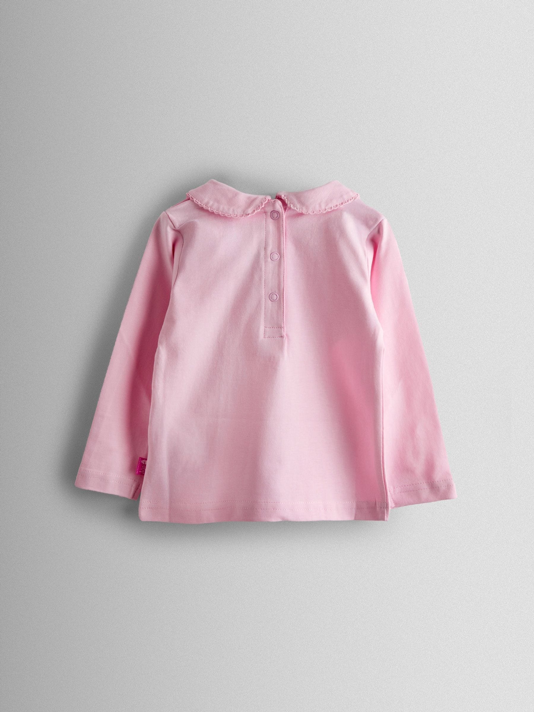 JoJo Maman Bébé 2-Pack 100% Cotton Plain Peter Pan Tops